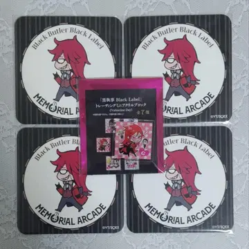 흑집사 Black Label 아크릴 블록 코스터 그렐