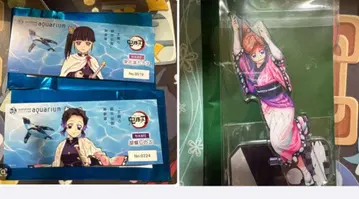 귀멸의 칼날 코쵸우 시노부 아크릴 스탠드 ufotable 아와오도리 세트