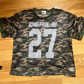 Deaile 카모 패턴 T셔츠 M 사이즈