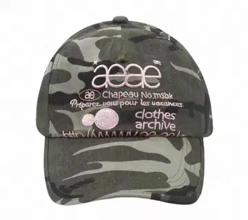 aeae 카모플라쥬 자수 캡