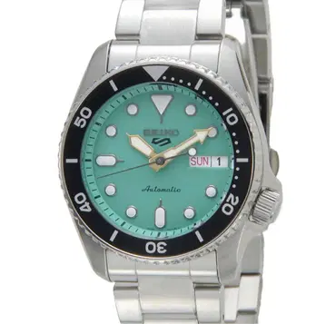 SEIKO 자동 와인딩 손목시계 민트 그린
