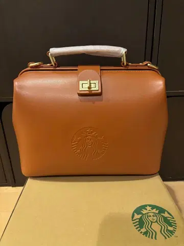 미사용 새상품*스타벅스 2WAY 가죽 카페 백
