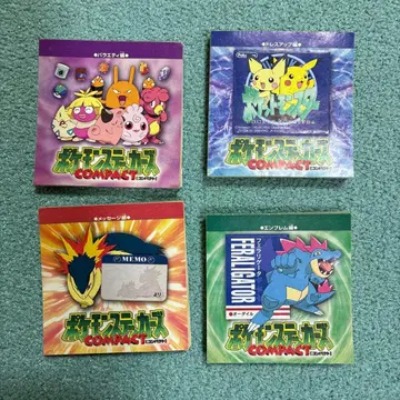 포켓몬 스티커즈 컴팩트 오다일 발풍 파이리 피카츄