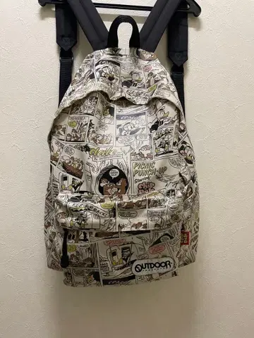 칩과 데일 OUTDOOR 코믹 프린트 백팩