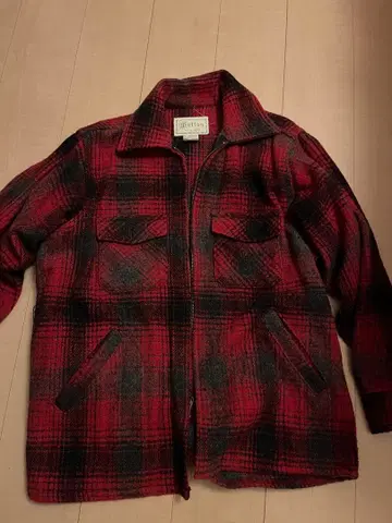 Melton 멜톤 USA제 울 셔츠 자켓 90년대