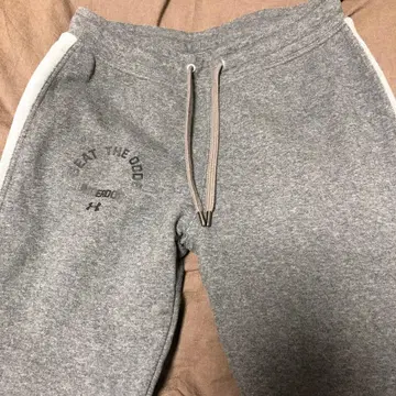 그레이 사이드 스트라이프 스웨트 팬츠