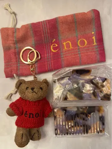 enoi 크리스마스 코프레 키링 헤어 클립