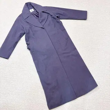 나노 유니버스 스텐 코트 롱 퍼플 36호 S 사이즈 모