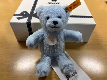슈타이프 x 페이러 테디베어 키링 라이트 블루