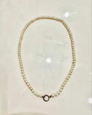 미사용 agete 펄 목걸이
