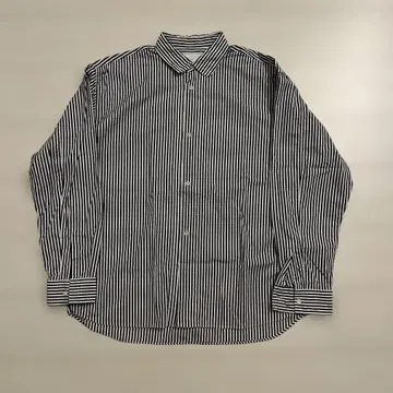 So Nakameguro 라운드 칼라 스트라이프 셔츠