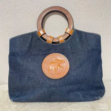 HUNTING WORLD 데님 핸드백