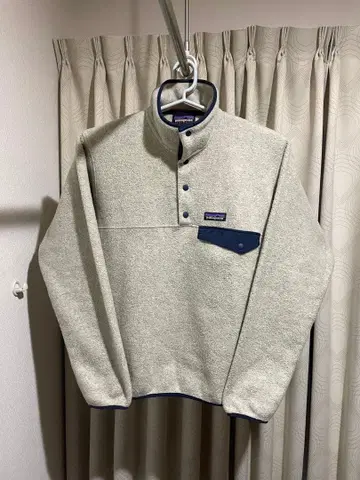 파타고니아 라이트웨이트 신틸라 스냅T 풀오버 플리스 구제 의류