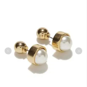 골드 메탈 펄 귀걸이 미라 오웬