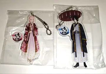 NARUTO 사스케 사쿠라 아크릴 키링 세트 닌리 꽃 그림자의 전령