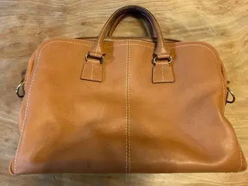 츠치야 가방 브라운 가죽 백