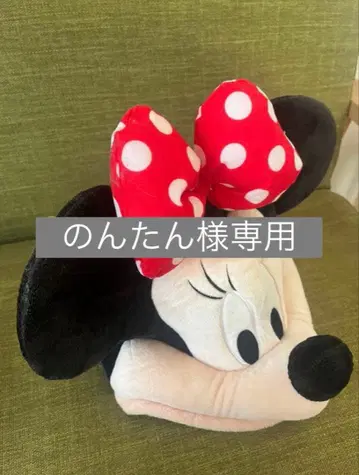 미니 마우스 봉제 인형형 캡