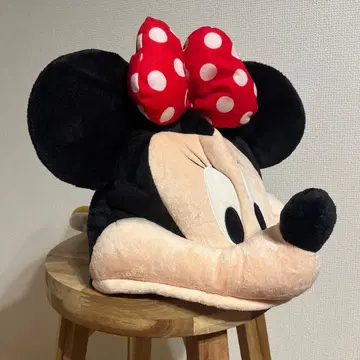 디즈니 미니 팬캡 봉제 인형 페이스 모자