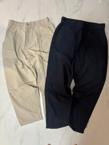 COS 이지 팬츠 베이지 네이비 2세트