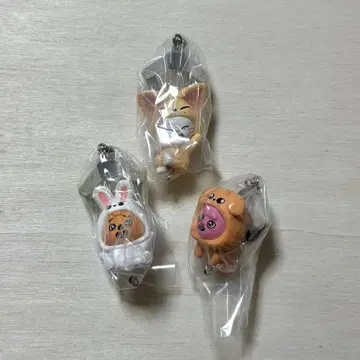 동물 캐릭터 마스코트 3개 세트