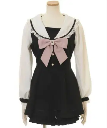 LIZLISA 세일러 셋업 긴팔 블랙 리즈리사