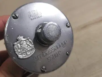 ABU GARCIA 아부 앰버서더 5500C 빈티지 낚시릴 은색