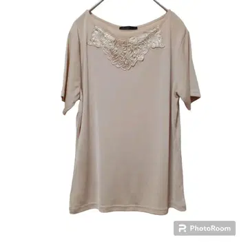 a ssocier [ L ] 티셔츠 레이스 여성용 USED 구제 의류