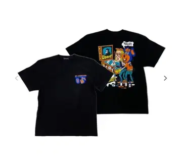 HI-STANDARD TM 페인트 RAT 티셔츠 (블랙)