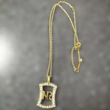 NINARICCI 목걸이 골드 컬러 스톤 액세서리