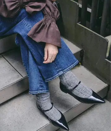 루타론 포인트 원 스트랩 플랫 24cm