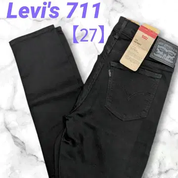 새상품 Levi's 711 SKINNY 리바이스 스키니 [ 27 ] 블랙
