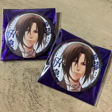 오토메이트 오토후유 박앵귀 캔뱃지 히지카타 2개 세트