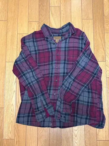 00s 세인트 존스 베이 체크 무늬 플란넬 셔츠 L 사이즈