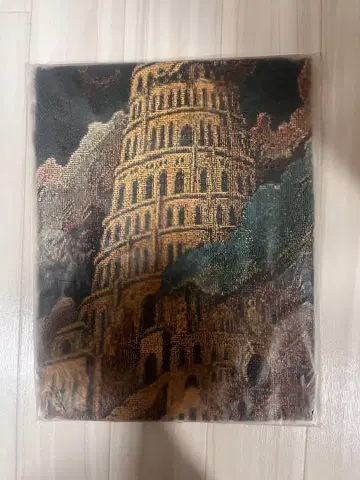 미세스 그린애플 바벨탑 랜덤 가챠 고블랑 직조 멀티 크로스