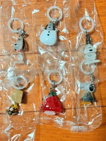 스누피 메지루시 액세서리 FUNNYver. 전 6종 컴플리트 세트