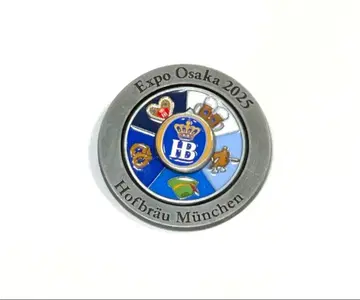 레어!! 오사카 간사이 박람회 독일 호프브로이 핀 배지 맥주