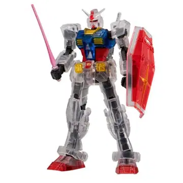 캡슐 액션 RX-78-2 건담 베이스 한정판 클리어 컬러 ver.