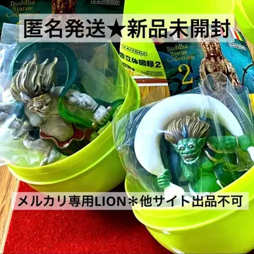 카이요도 불상 입체 도록 풍신뇌신 풀 채색 레어 세트