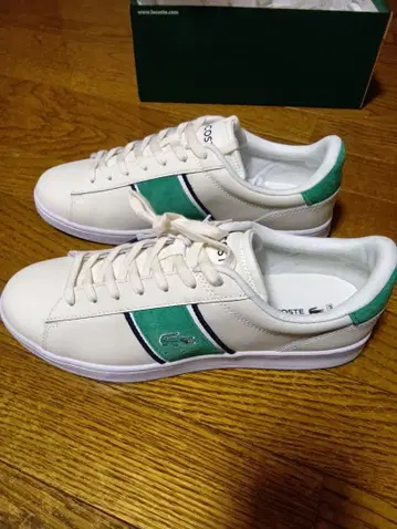 Lacoste 화이트/그린 스니커즈