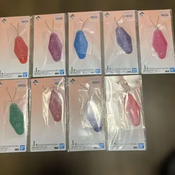 BANDAI 모텔 키링 9색 세트