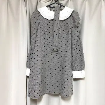 pium 비쥬 카라돌 원피스 브라운