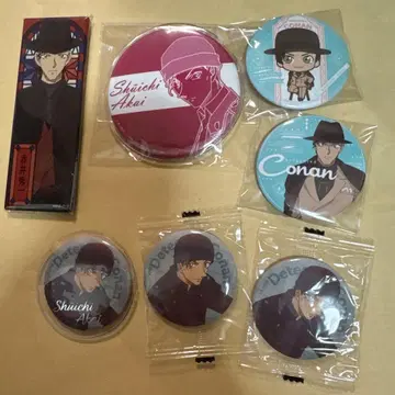 명탐정 코난 이상윤(아카이 슈이치) 캔뱃지 묶음 판매 7세트