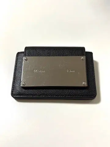 Malin Kim 블랙 가죽 카드 케이스