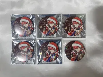 우라시마사카타센 토나리노 사카타 산타 캔뱃지 6개 세트