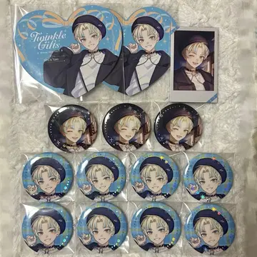 Twinkle Gifts 히바치 마나 캔뱃지 폴라로이드 카드