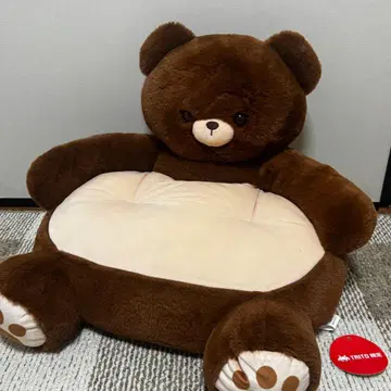 푹신푹신 곰돌이 앉은 쿠션