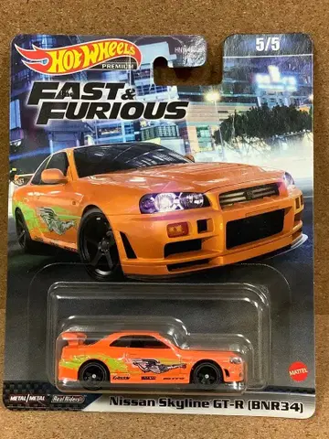 핫휠 닛산 스카이라인 GT-R (BNR34) 미개봉