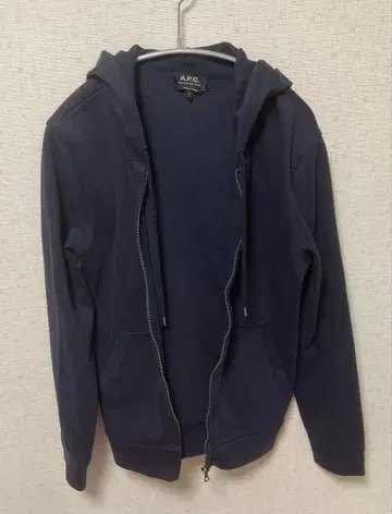 [새상품급] A.P.C. 네이비 풀 지퍼 후디 S