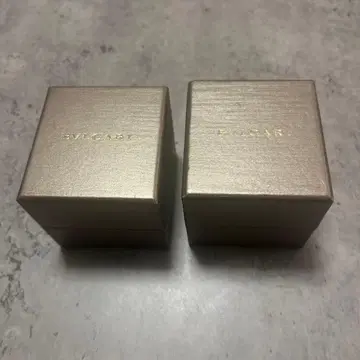 BULGARI 골드 쥬얼리 박스 2세트
