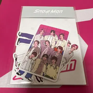 SnowMan 팝업 스티커 세트